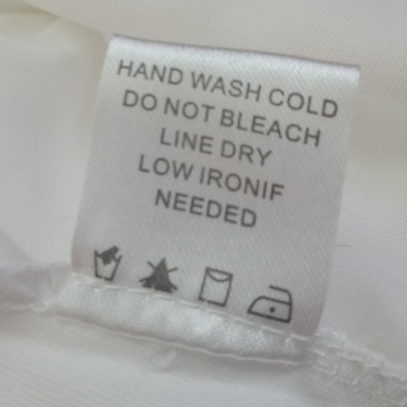 NWT Francesca’s Collections White Lace/White Dress - Picture 9 of 9